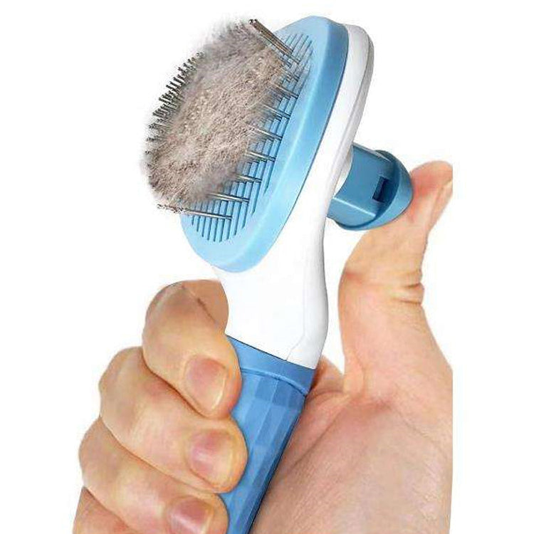 Self- Cleaning Slicker Hair Brush For Dogs And Cats