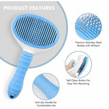 Self- Cleaning Slicker Hair Brush For Dogs And Cats