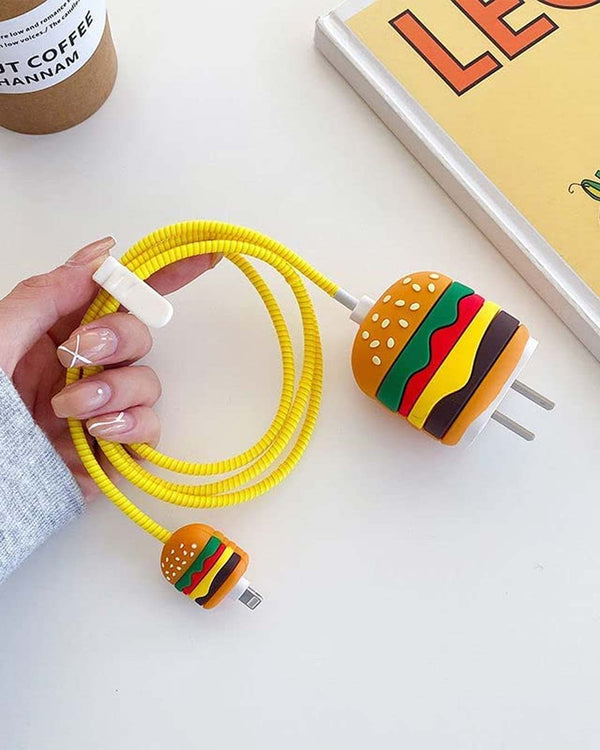 Burger Lover's - iPhone Charger Case and Cable Protector