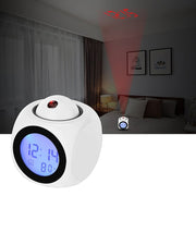 Projection Digital Alarm Clock - Black