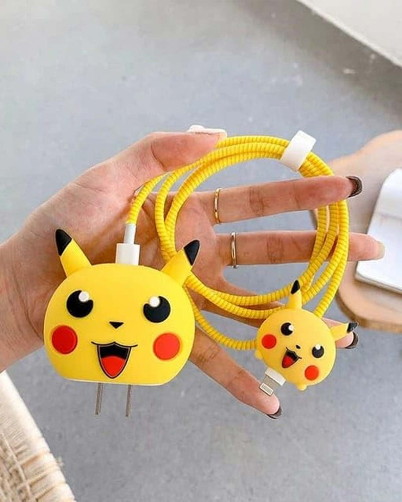 Pikachu - iPhone Charger Case and Cable Protector