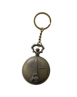 Paris Pocket Watch Keychain