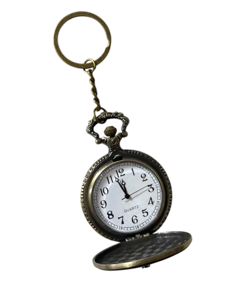 Paris Pocket Watch Keychain