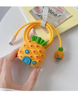 Pineapple - iPhone Charger Case and Cable Protector