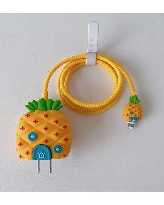 Pineapple - iPhone Charger Case and Cable Protector