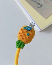 Pineapple - iPhone Charger Case and Cable Protector