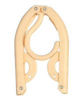 Portable Folding Clothes Hangers: Light Peach