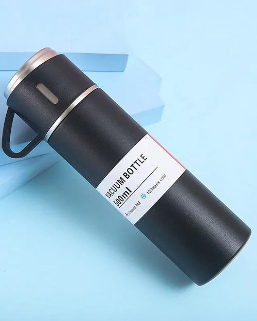 Vacuum Flask Thermos with 3 Cups Set