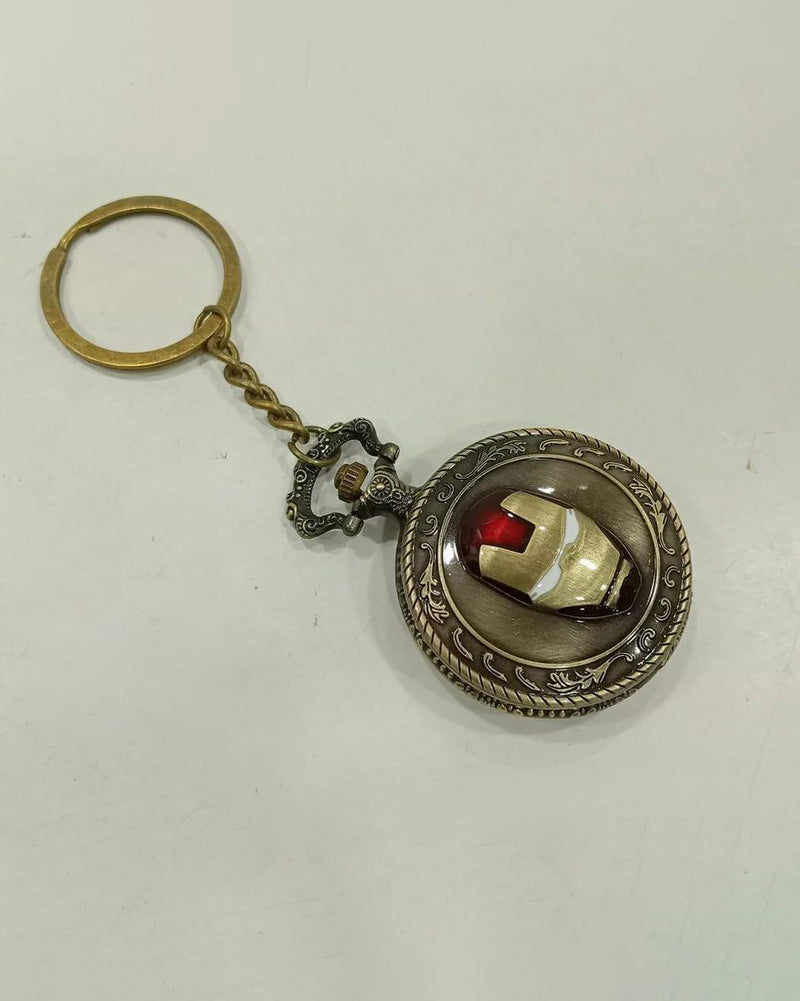 Ironman Keychain with Pocket Watch