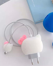 Cutipie Kitty - iPhone Charger Case and Cable Protector