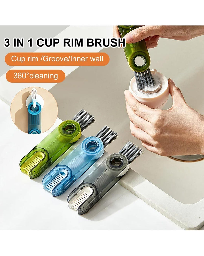 Multifunctional 3-in-1 Cup Cleaning Brushes - Single