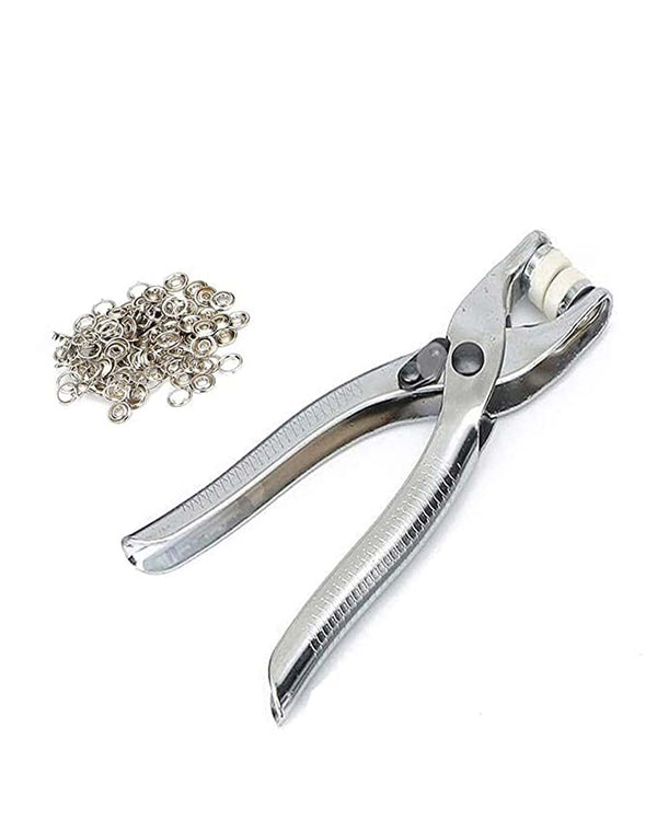 Leather Belt Hole Punch and Button Plier Grommets Tool Kit