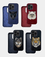 Santa Barbara Polo - Savanna Collection iPhone 14 Max Leather Case 'Panther' - (Original)