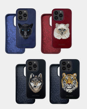 Santa Barbara Polo - Creta Collection iPhone 14 Max Leather Case 'Cat' (Original)