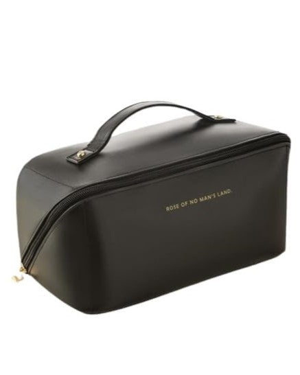 Double Comparment Portable Cosmetic Bag