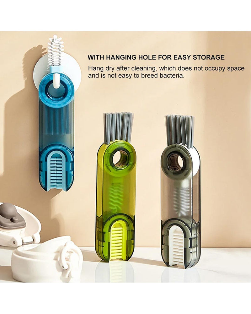 Multifunctional 3-in-1 Cup Cleaning Brushes - Single