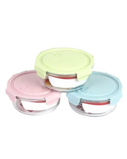 Red Cheery Food Storage Container with Air-Tight Lid - 620 ML