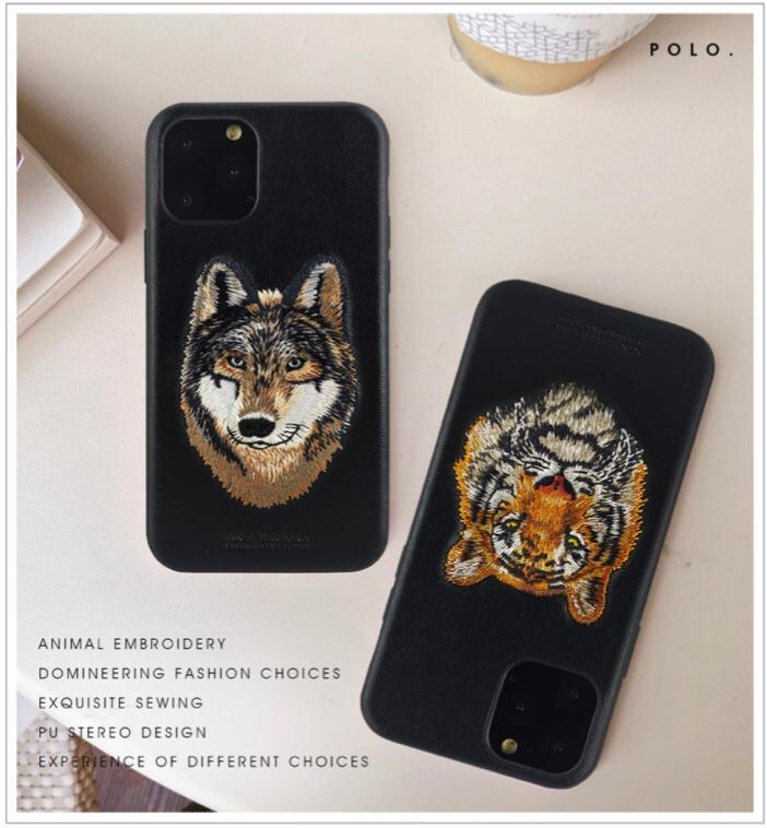Santa Barbara Polo - Savanna Collection iPhone 14 Max Leather Case 'Tiger' - (Original)