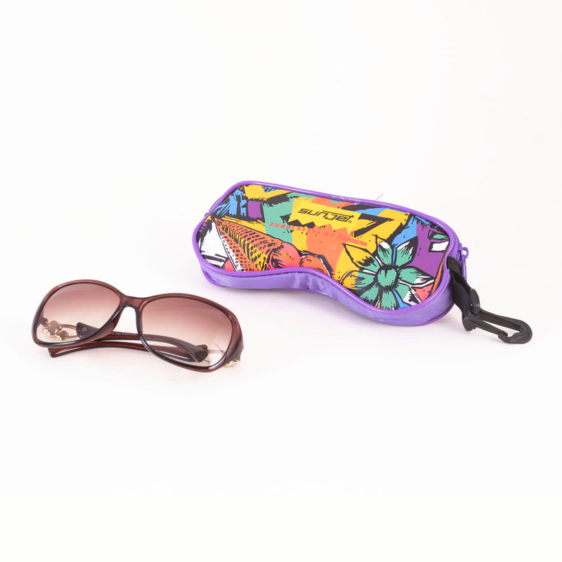 Ladies Sunglasses with Hanging Cover Case - "1440 C66 57 13-123"