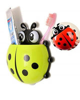 Cute Ladybird Beetle Toothbrush Toothpaste Holder