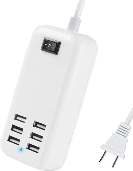 6-Ports USB Charger Station