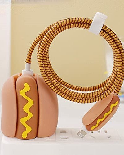 Hot Dog - iPhone Charger Case and Cable Protector