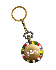 Ladakh Prayer Word Pocket Watch Keychain