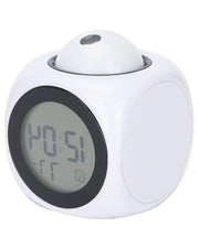 Projection Digital Alarm Clock - Black