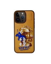 Santa Barbara Polo - Marcus Collection iPhone 15 Pro Leather Case - Brown (Original)