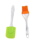 Silicone Oil Brush and Spatula - Set of 2