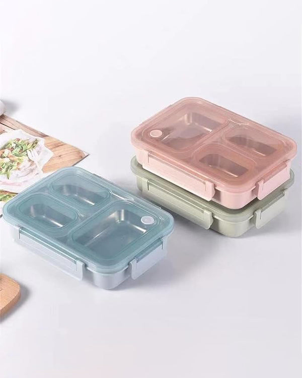 3 Compartment Insulated Lunch Box