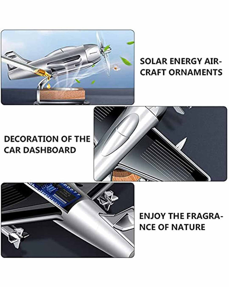 Solar Aeroplane Car Air Freshener