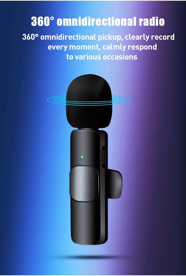 K35 Pro Dual Wireless Microphone