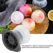 Sphere Ice Molds -Food Grade Silicone Quick freezing Ice Ball Maker Whiskey Round Ice Molding Tool for Home