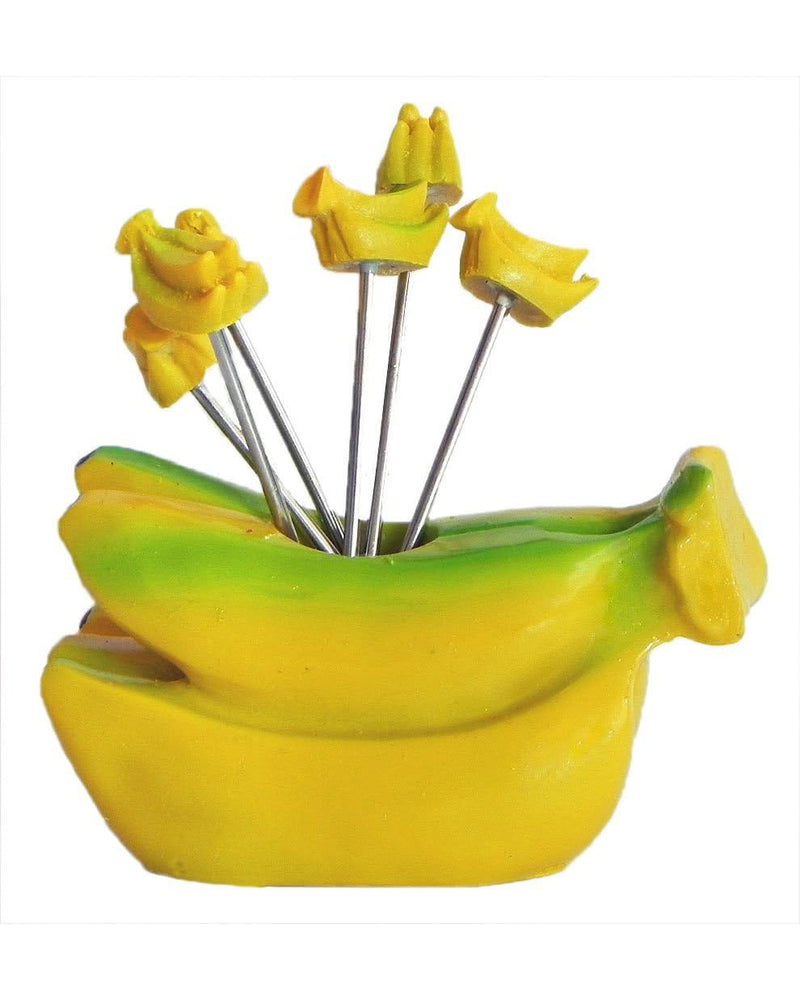 Banana Stand with Fruit Forks