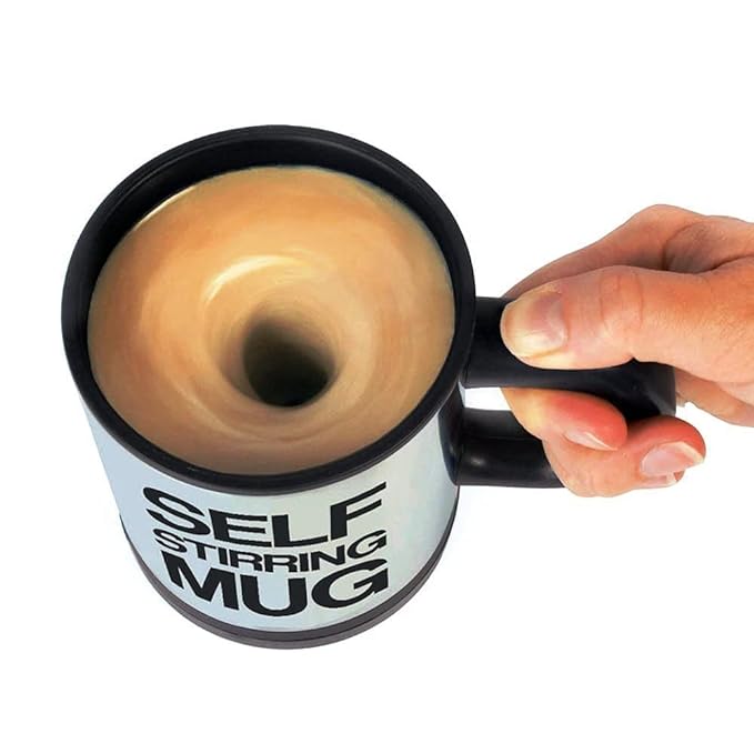 Coffee Mug with Lid - Self String Mug