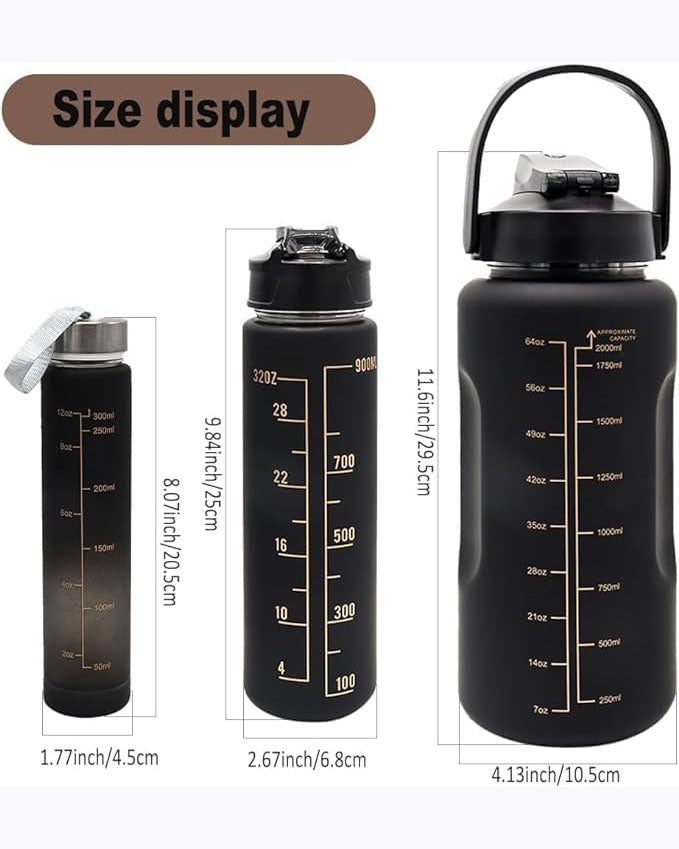 3pcs set Water Bottle