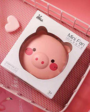 Mini USB Handheld Portable Fan with LED Lights Mirror