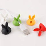 Rabbit Data Cable Holder - Set of 6