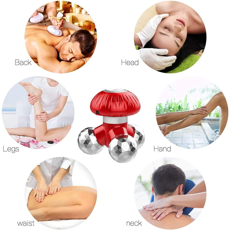 Mushroom  Body Massager - Battery Operate
