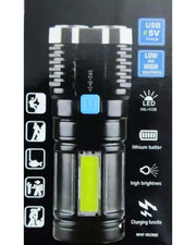Rechargeable 5 Torch with Sib High Low Brightness