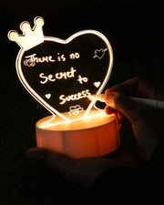 Message Board Lamp with 1 White Pen