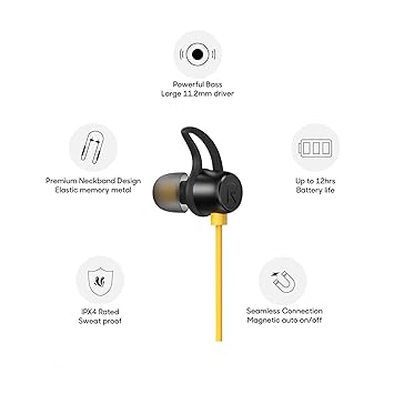 Truly Wireless Bluetooth Neckband - Headset