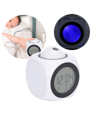 Projection Digital Alarm Clock - Black