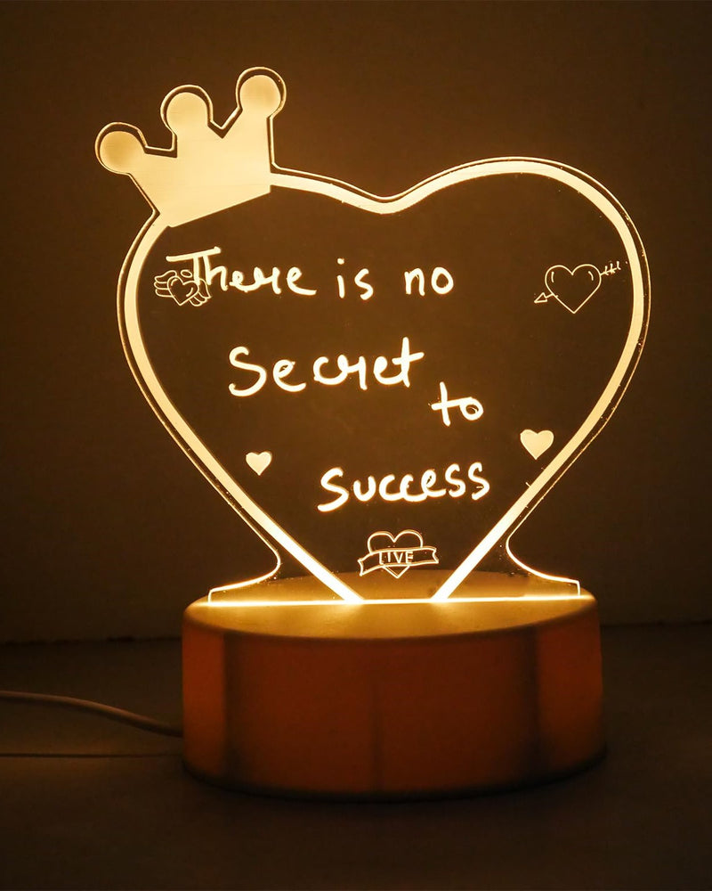 Message Board Lamp with 1 White Pen