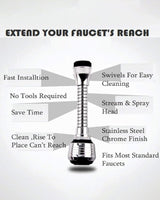 Water Saving Nozzle Adapter - Faucet Spray