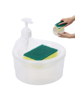 2 in 1 Liquid Soap Dispenser and Holder