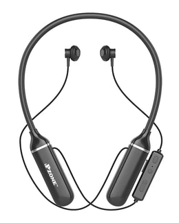 Wireless Earphone Smart Neckband for Hands-Free - Black