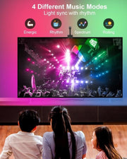 LED TV Backlight with Integrated Scanning Camera (Mobile App Control)