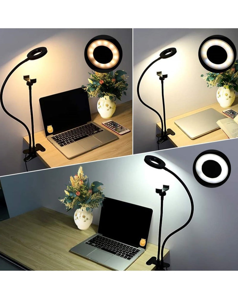 Multi-Color Ring Light Phone Stand